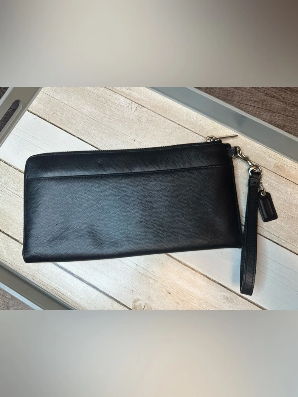Coach Large Corner Zip Wristlet/Clutch